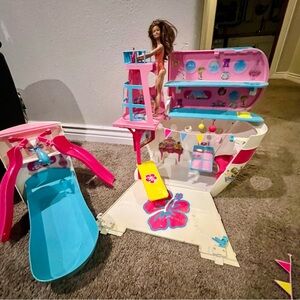 Mattel Barbie Sister Cruise Ship Boat Yacht Doll Play Set